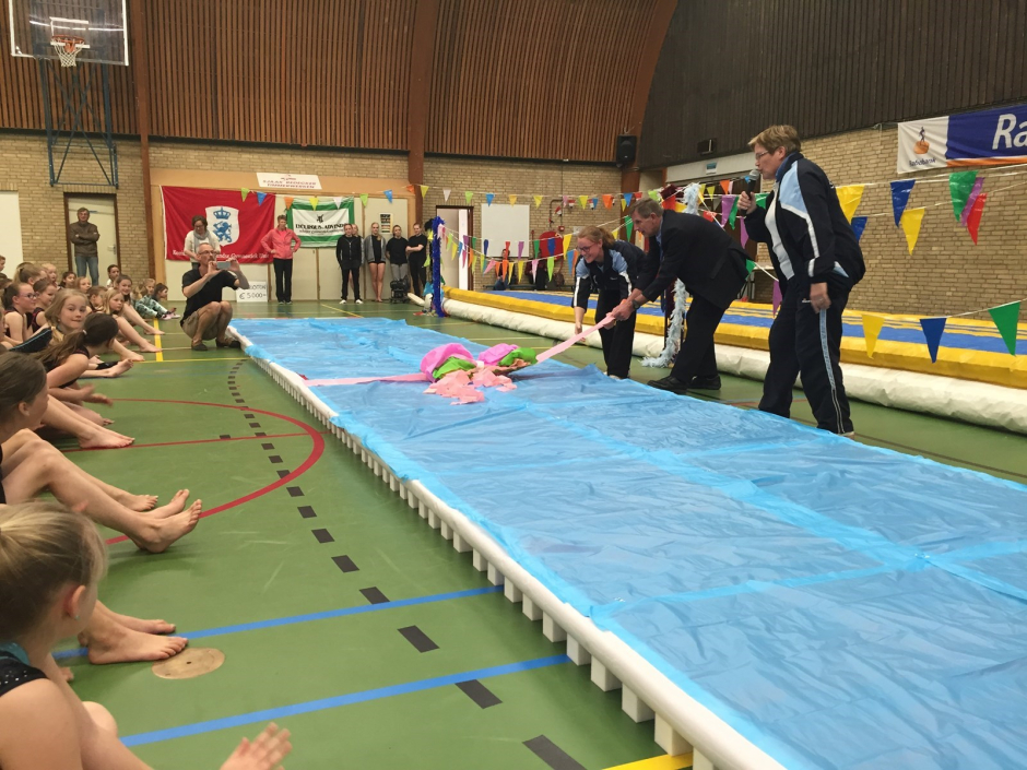 nieuwe tumblingbaan van raboactie