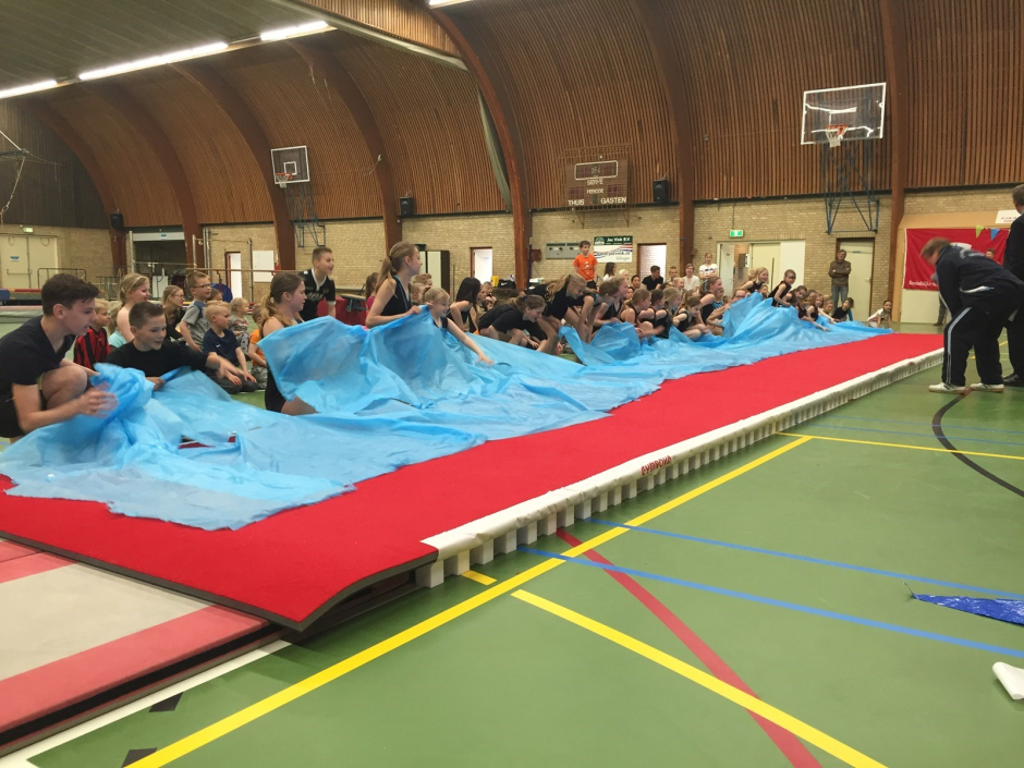 nieuwe tumblingbaan van raboactie